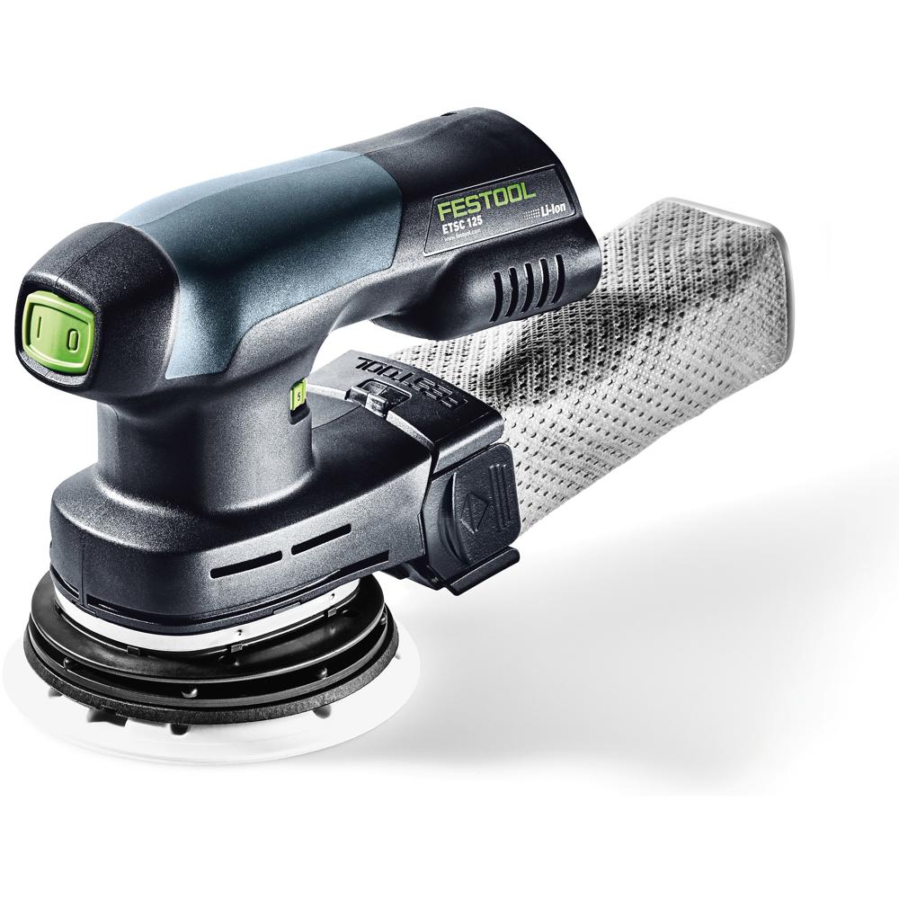 View Festool Etsc 125 18v Cordless Eccentric Sander 125mm No Batteries No Charger Case